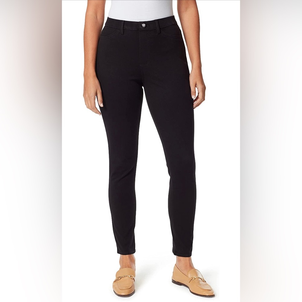 Bandolino Bella All Day Comfort Pull on Knit Denim Legging